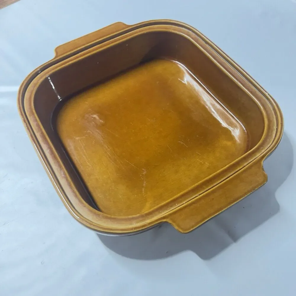 Vtg Sunbeam Electric Skillet Griddle Insert Stoneware Ceramic Casserole Dish 12